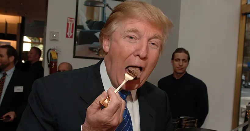En voyage à l’étranger, Donald Trump mange toujours la même chose