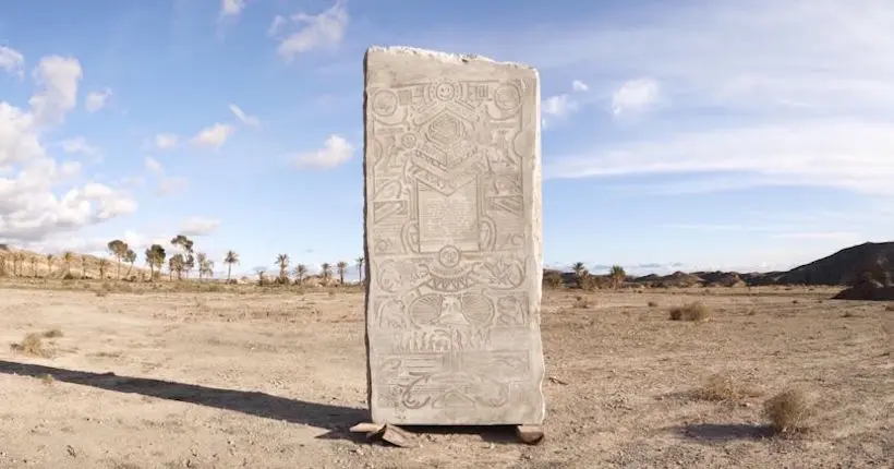 9GAG a construit une stèle dédiée à la culture des mèmes et l’a enterrée dans le désert