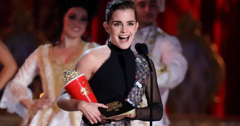 Emma Watson, première actrice à recevoir un prix non-genré aux MTV Awards