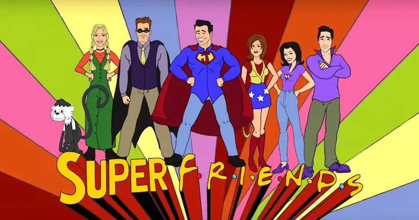 Cet improbable mash-up transforme nos Friends en super-héros DC Comics