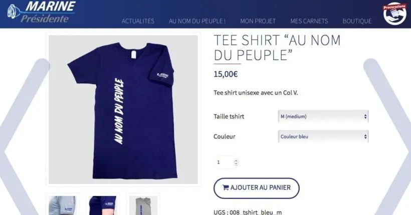 Le Pen prône le “made in France” dans son programme mais fait fabriquer ses T-shirts au Bangladesh