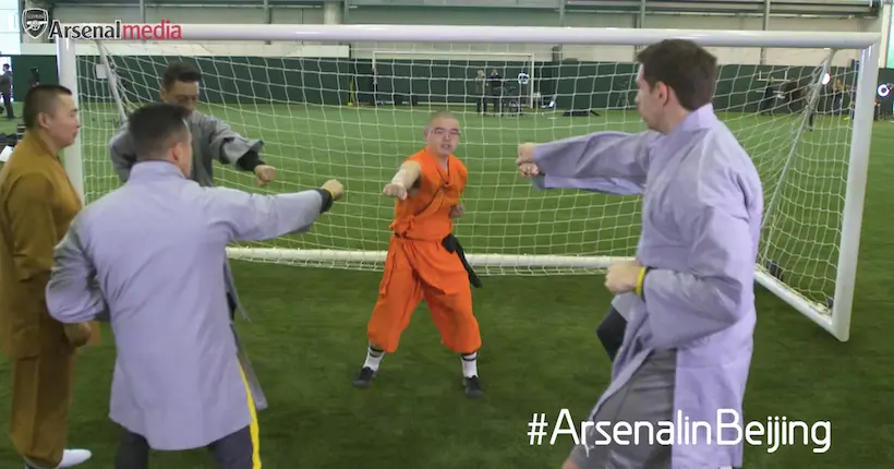 Vidéo : les joueurs d’Arsenal s’essaient au Kung fu avant leur tournée en Chine