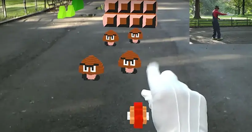 Vidéo : grâce à l’HoloLens, Super Mario existe en réalité augmentée