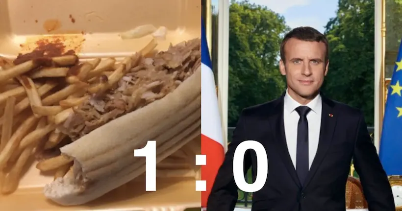 Le kebab de Benoît Hamon a plus été retweeté que le portrait officiel de Macron