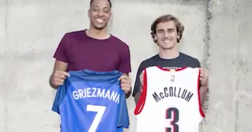 Vidéo : Griezmann défie un joueur de NBA dans une série de mimes