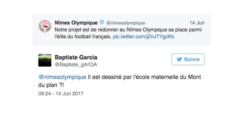 Le Nîmes Olympique a changé de logo… et il ne fait pas l’unanimité chez les supporters