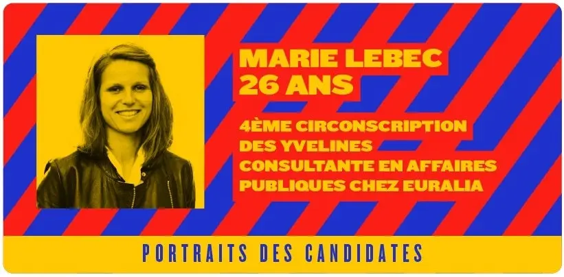 Portraits de candidates : Marie Lebec, 26 ans, LREM : “Je ne veux pas opposer les jeunes et les plus vieux”