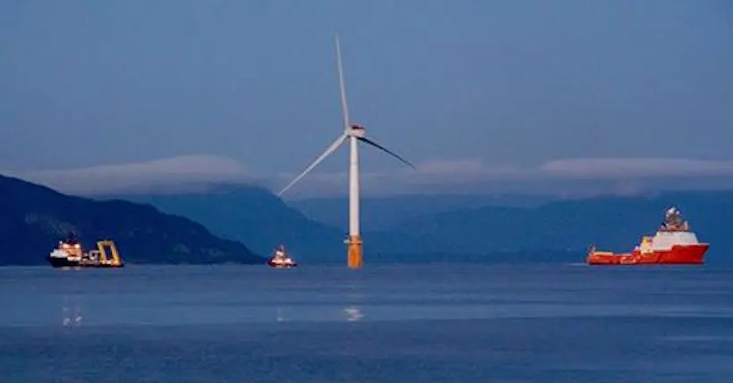 En Écosse, la construction du premier grand parc éolien flottant vient de commencer
