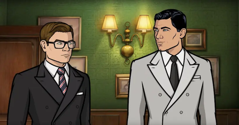 Archer se frotte au héros de Kingsman dans une promo hilarante