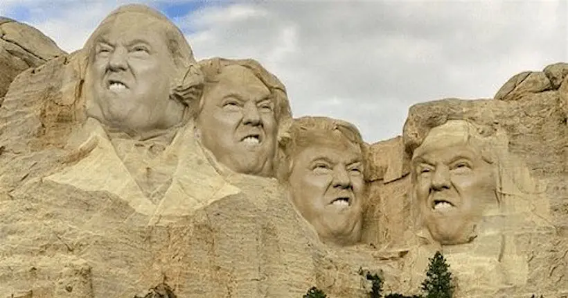 Trump dit ne pas vouloir être sur le Mont Rushmore… mais laisse penser l’inverse
