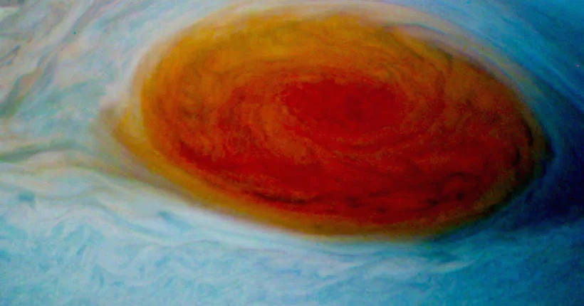 La sonde spatiale Juno nous livre une image impressionnante de Jupiter