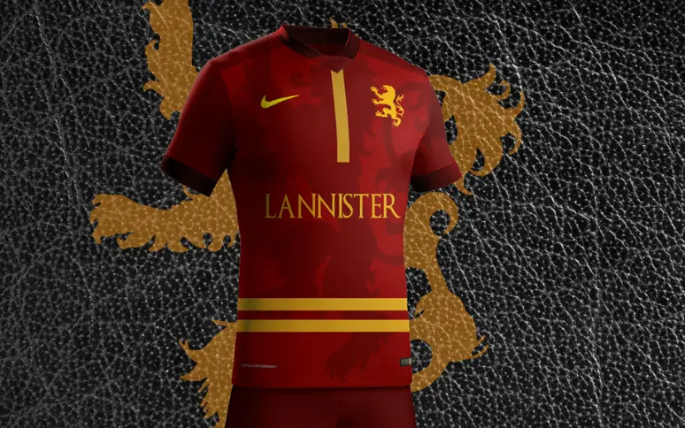 En images : un graphiste imagine des maillots aux couleurs des maisons dans Game of Thrones