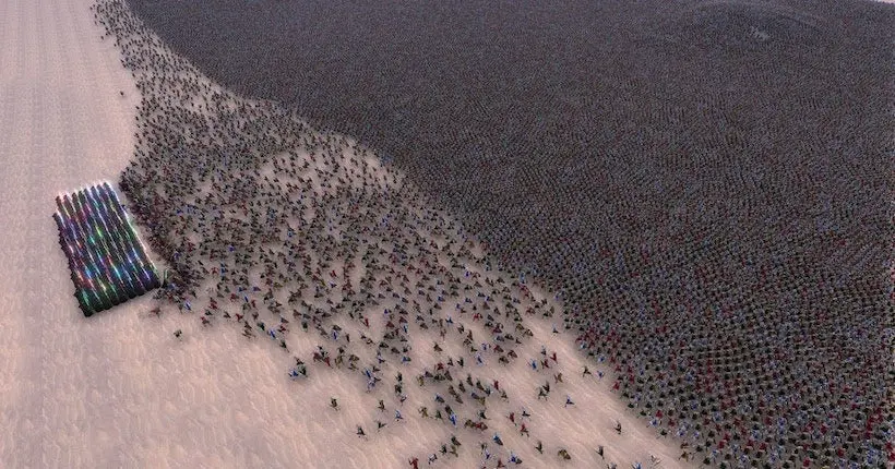 Vidéo : 300 chevaliers Jedi, 60 000 chevaliers médiévaux, un massacre en règle