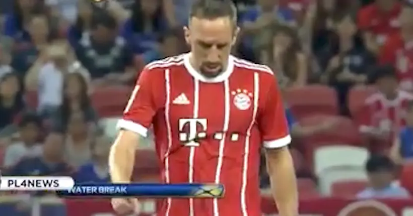 Vidéo : en plein match, un commentateur annonce le remplacement de Ribéry par “Pause Fraîcheur”