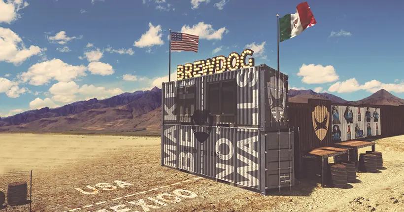 La brasserie BrewDog veut installer un bar à la frontière entre les États-Unis et le Mexique