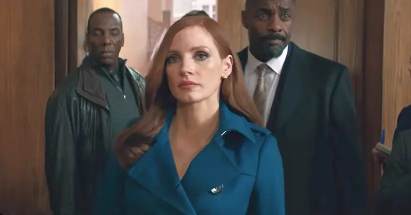 Jessica Chastain et Idris Elba flambent dans le trailer électrique de Molly’s Game