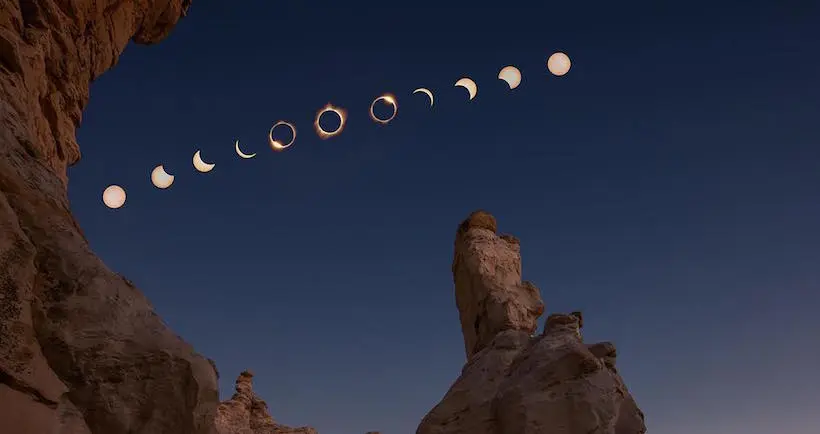 En images : les plus beaux clichés de l’éclipse solaire totale d’hier