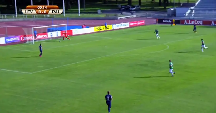 Vidéo : une équipe estonienne a marqué au bout de 15 secondes de jeu… sans toucher le ballon