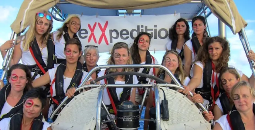 À la rencontre de l’équipage entièrement féminin qui veut enlever le plastique des mers britanniques