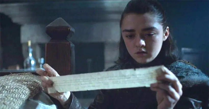 Game of Thrones : la lettre découverte par Arya pourrait semer la discorde au sein des Stark