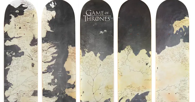 HBO et V/SUAL lancent une collection de skateboards Game of Thrones