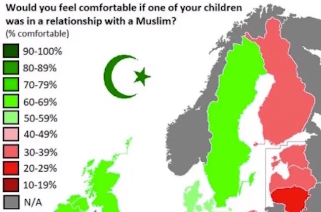 Ces cartes révèlent quels sont les pays européens les plus racistes