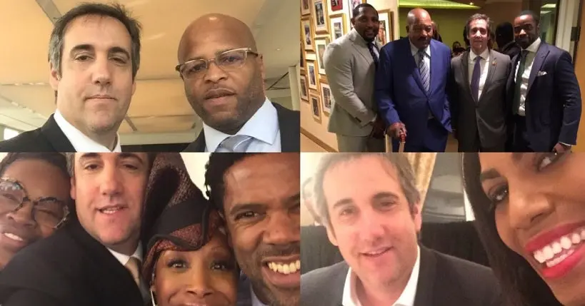 Pour prouver qu’il n’est pas raciste, l’avocat de Trump poste plein de photos de lui avec ses “amis” noirs