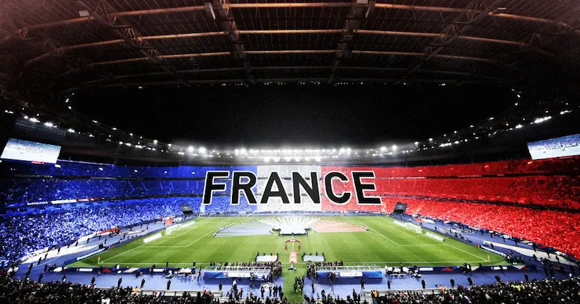 Un tifo géant a été préparé pour le match de l’équipe de France face aux Pays-Bas