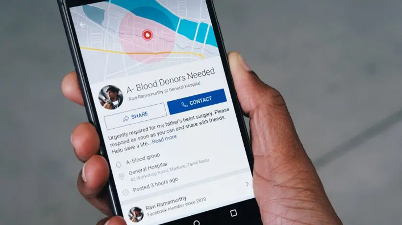 Facebook va faciliter le don de sang en Inde : est-ce envisageable en France ?