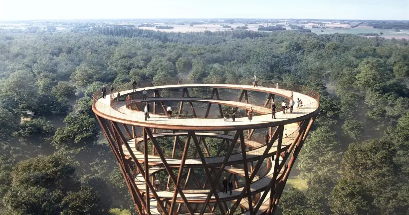 Au Danemark, une tour géante permettra d’observer la canopée depuis les cimes