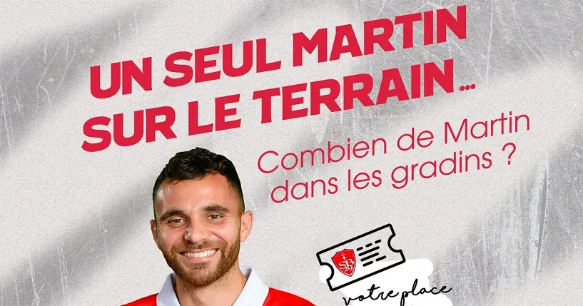 Si vous vous appelez Martin, vous avez de la chance : Reims vous offre une place au stade