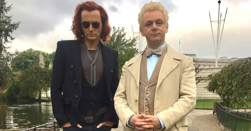 En image : David Tennant et Michael Sheen sont méconnaissables dans Good Omens