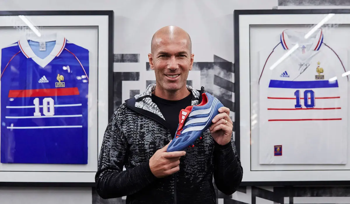 En images : Zidane présente la nouvelle Predator à Paris