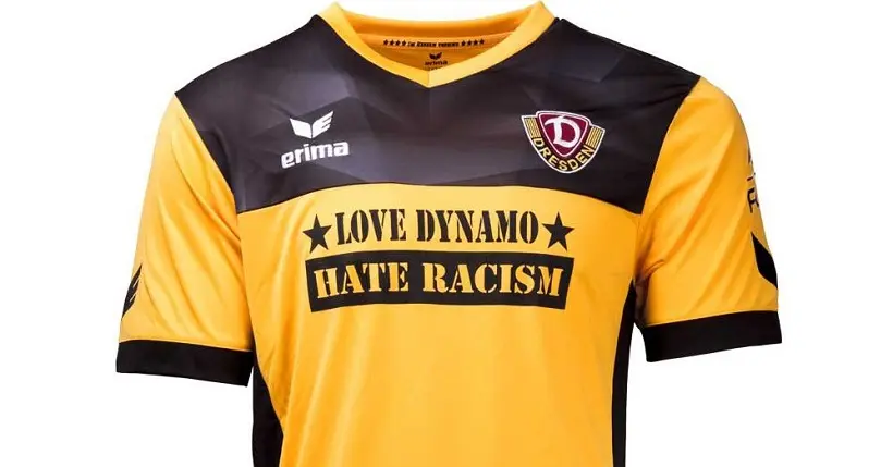 En Allemagne, le Dynamo Dresde jouera avec un maillot anti-racisme