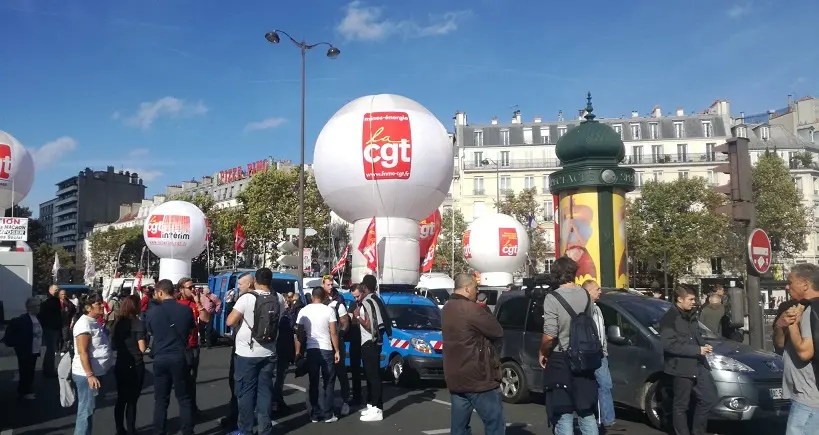 Manif contre la réforme du Code du travail à Paris : 25 000 participants selon la CGT, 5 500 selon la police
