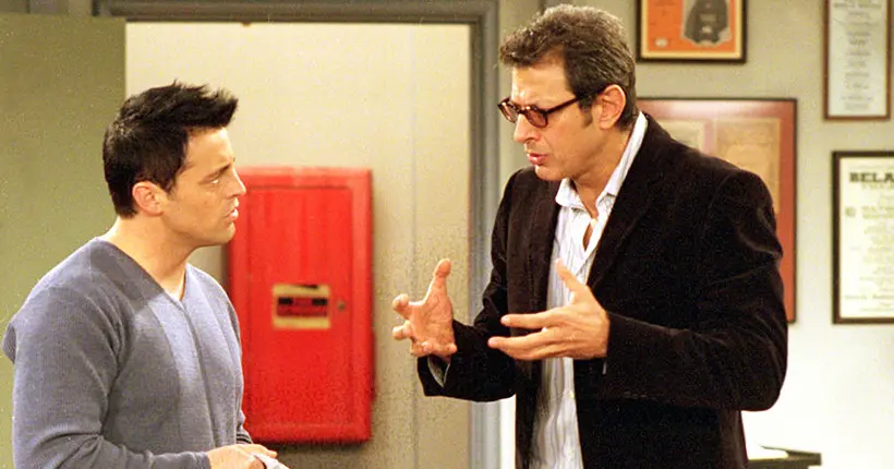 On t’a vu : Jeff Goldblum se faire pisser dessus par Joey dans Friends