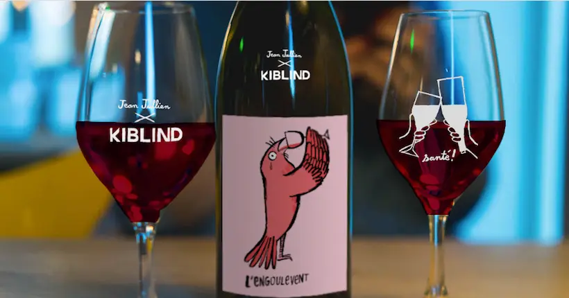 Le magazine Kiblind et l’illustrateur Jean Jullien sortent une collection de vins