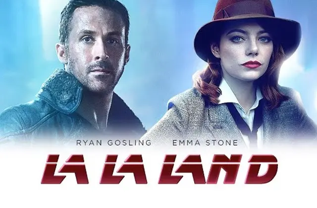 Mash-up : Ryan Gosling et Emma Stone dans un monde dystopique entre Blade Runner 2049 et La La Land