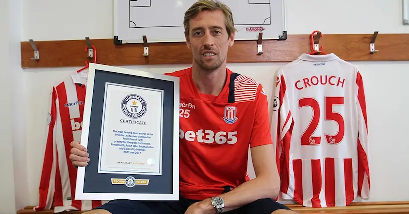 L’incroyable Peter Crouch entre dans le livre des records