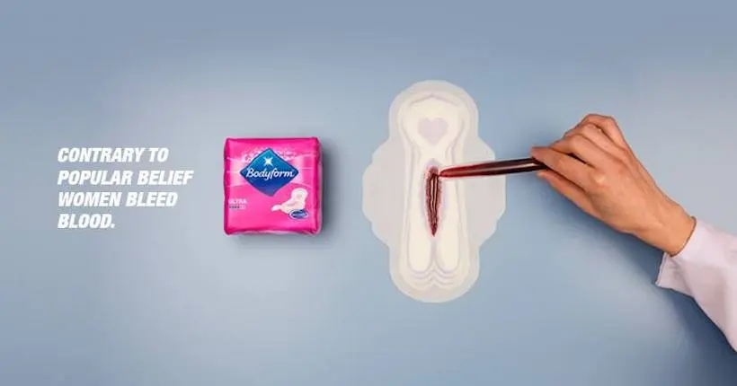 Vidéo : cette marque de protections hygiéniques brise enfin le tabou du sang menstruel dans les pubs