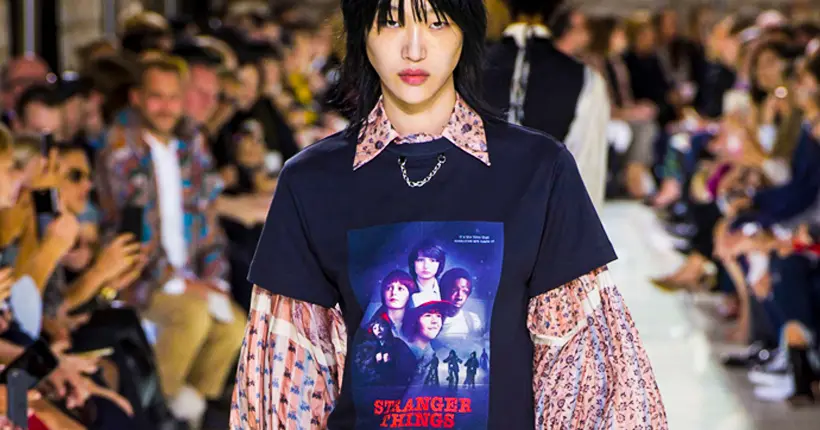 Louis Vuitton inclut un T-shirt Stranger Things dans son défilé pour la Fashion Week SS18
