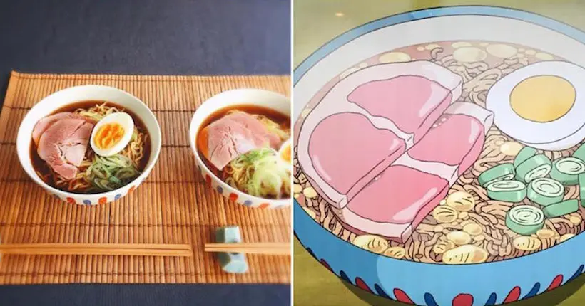 Cette femme recrée les plats de célèbres dessins animés japonais