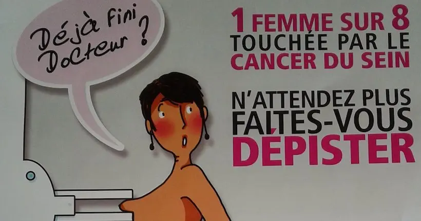 Le sexisme d’une affiche pour le dépistage du cancer du sein dénoncé par de nombreux internautes