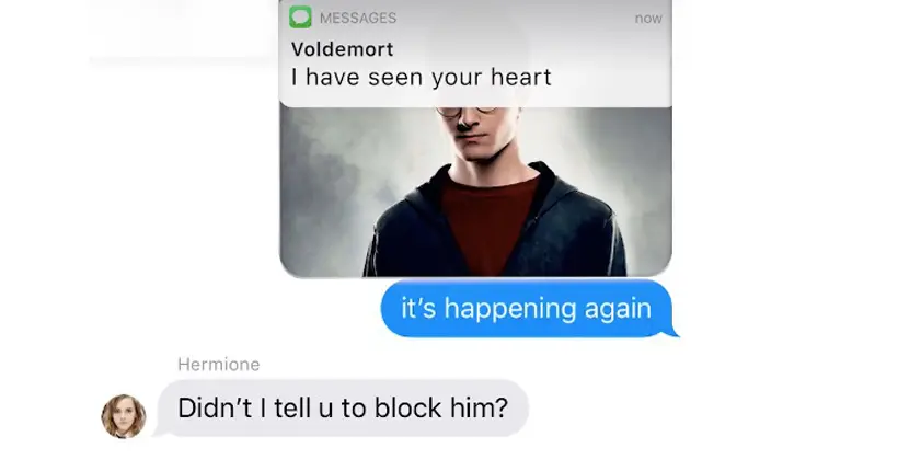 Vidéo : si Harry Potter écrivait des textos à Voldemort, ça donnerait ça