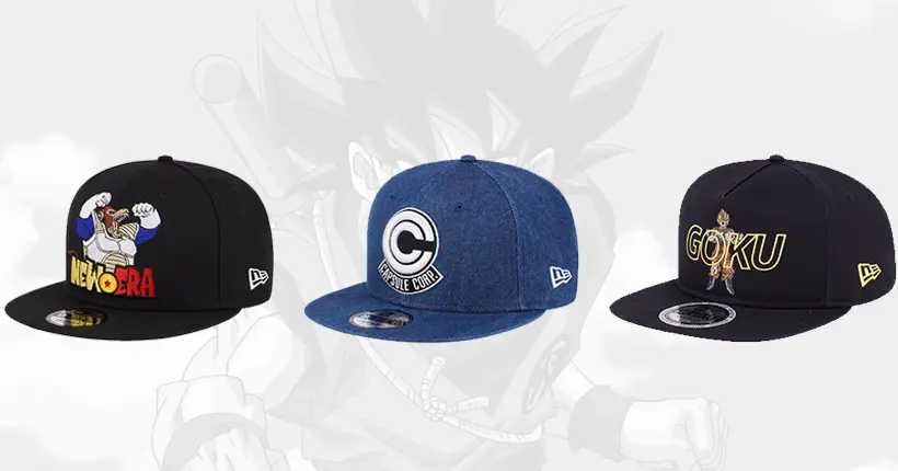 New Era et Dragon Ball fusionnent pour une gamme de casquettes stylées