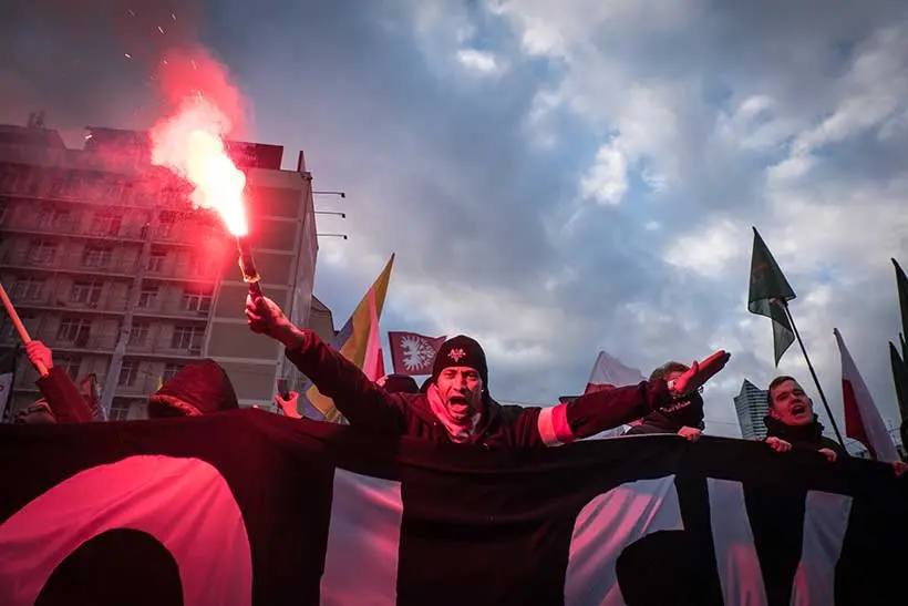 60 000 personnes ont défilé à Varsovie à l’appel des nationalistes