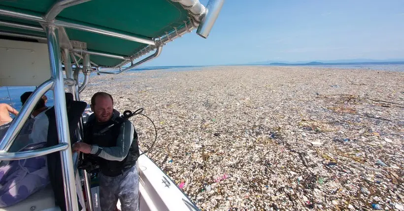 Pollution : ces photos vous montrent la mer des Caraïbes sous un autre angle