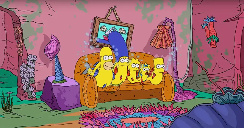 Vidéo : pour leur nouveau couch gag, Les Simpson plongent 20 000 lieues sous les mers