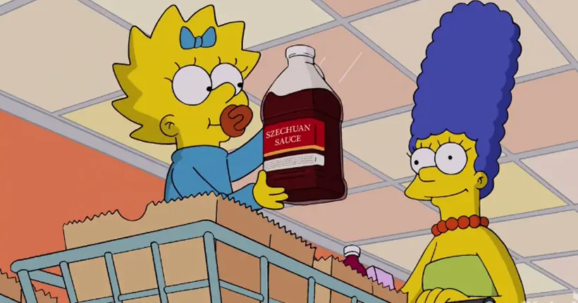 Quand les Simpson incluent la sauce Szechuan à leur générique en hommage à Rick and Morty