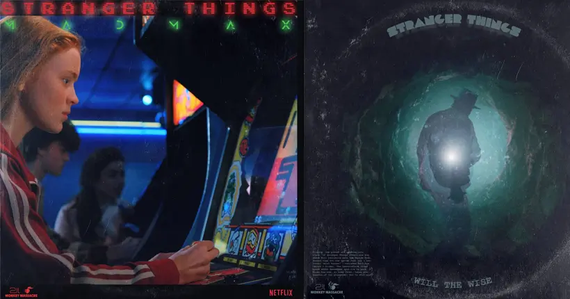 En images : les faux vinyles stylés en hommage à la saison 2 de Stranger Things